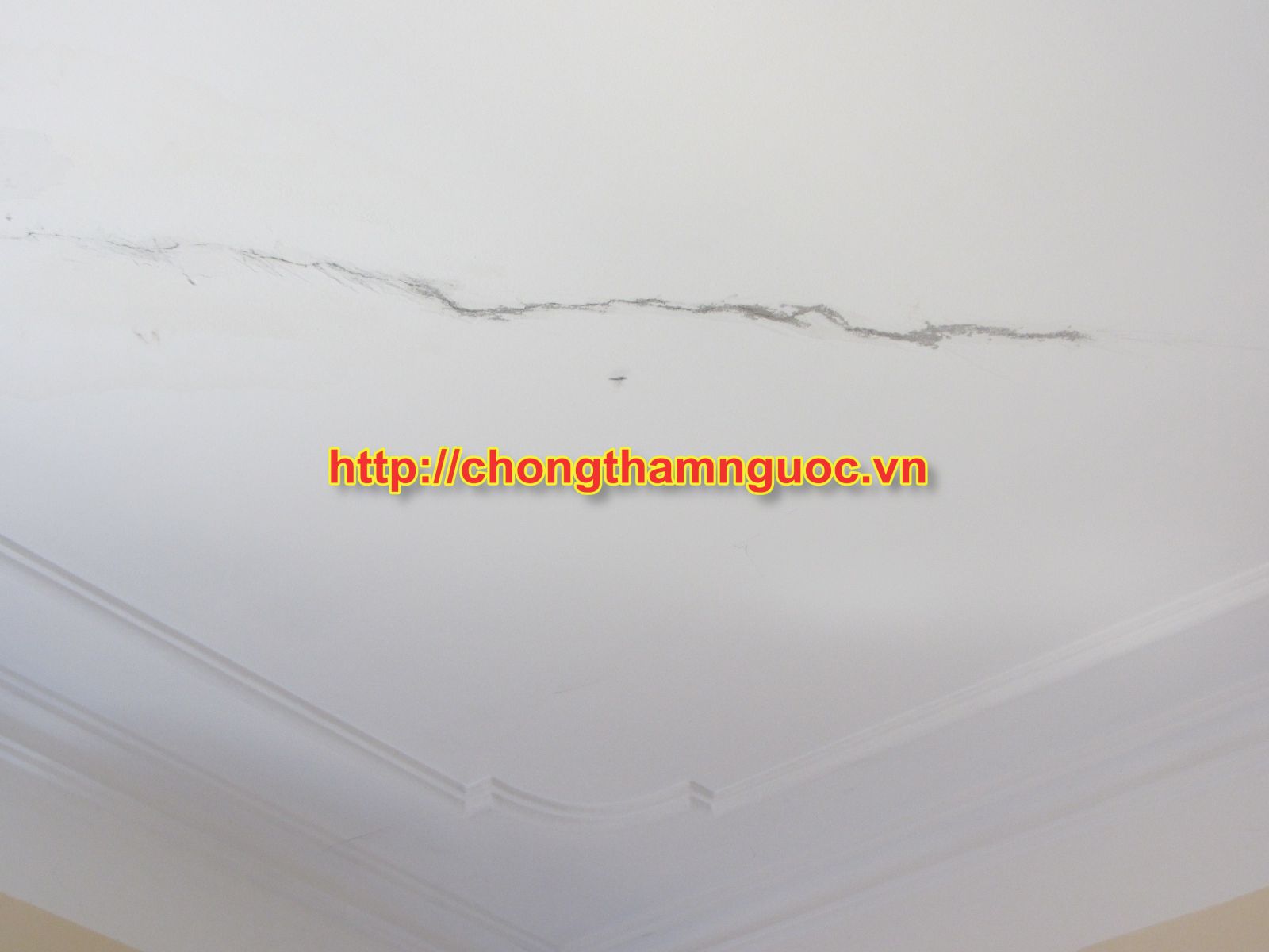 Xử lý nứt trần mái nhà